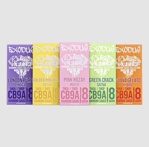 Exodus Diamond Sauce 8g THC-A Disposables Collection