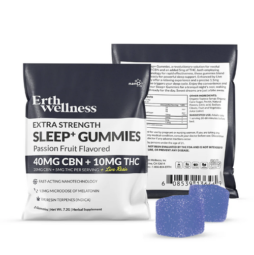 Erth Wellness THC Free Gummies 2/ Pack