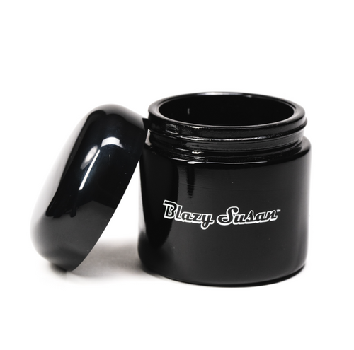 Blazy Susan Glass Jar