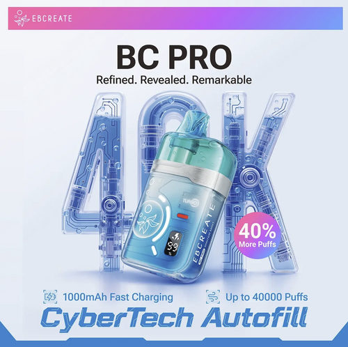 EBCreate BC Pro 40k Puffs 17mL Disposable 5% Nic Device