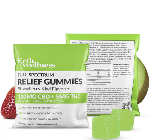Erth Wellness Relief Gummies - 2ct.