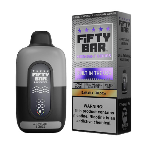 Fifty Bar V2 Midnight Series 5% Nicotine Disposable Vape Device
