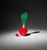 Edie Parker Hand Pipes - Cherry