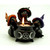 3 Witchy Cats Cauldron Candleholder