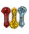 4” Dragon Glass Full Color Wigwam Hand Pipe