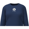 Daisy Women's LS Crusher Tee - darkest blue