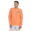 Take Me to the Ocean Men's LS Crusher-Lite Tee - canyon orange