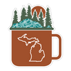 Cup of Michigan Sticker