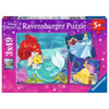 Disney Princess Adventure 3 x 49pc Puzzles