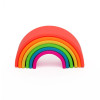Neon Rainbow 6x Silicone Teether and Toy