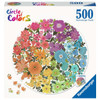 Flowers Circle of Colors 500pc Puzzle