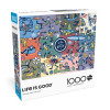 Life is Good Vintage Jake Collage 1000pc Puzzle