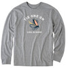 Tie One On Men's Crusher Long Sleeve Tee - heather grey