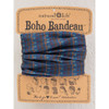 Boho Bandeau - Navy Vines