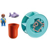 Playmobil 1-2-3 Aqua Water Wheel with Baby Shark