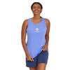 Daisy Women's Crusher Tank - cornflower blue