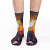 Men's Jimi Hendrix Rocking Space Active Fit Socks size 8-13