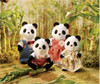 Calico Critters Wilder Panda Bear Family