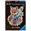Colorful Fox 150pc Shaped Wooden Puzzle