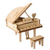 Grand Piano 3D Wooden Puzzle Kit