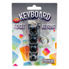 LED Keyboard Fidget Keyring - black