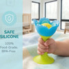 Rattle and Teether Blue Flower