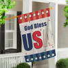 God Bless the USA House Flag