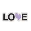 Love Michigan 4" Sticker - Purple