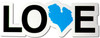 Love Michigan Magnet - blue