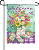 Floral Garden Boots Garden Banner