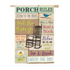 Porch Rules House Flag