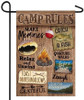 Camp Rules Garden Flag