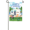 Happy Camper Garden Flag by Evergreen