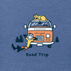 Jake & Rocket Road Trip retro long sleeve tee