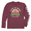 Frequent Flyer Snowboarder long sleeve tee