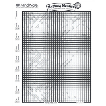 Color by Number Mystery Mosaics - Book 14 - MACkite color-by-number-mystery-mosaics-book-14-mackite
