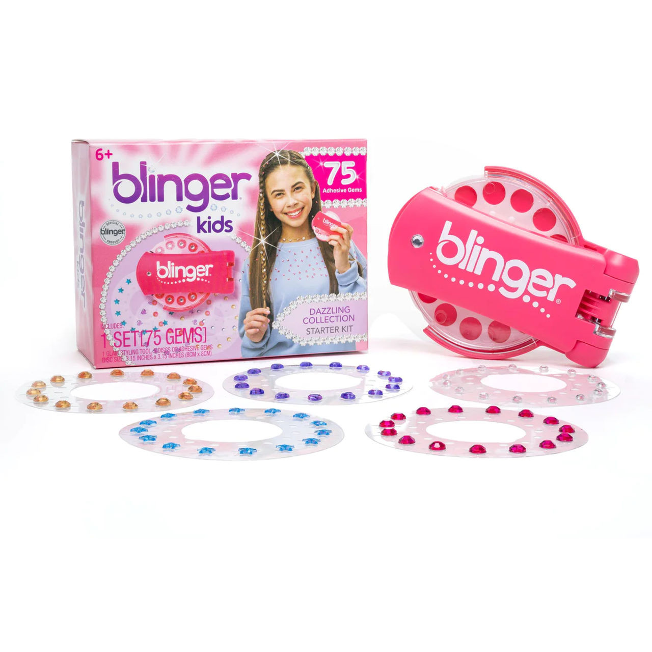 Blinger Diamond Collection Glam Styling Tool - Load, Click, Bling