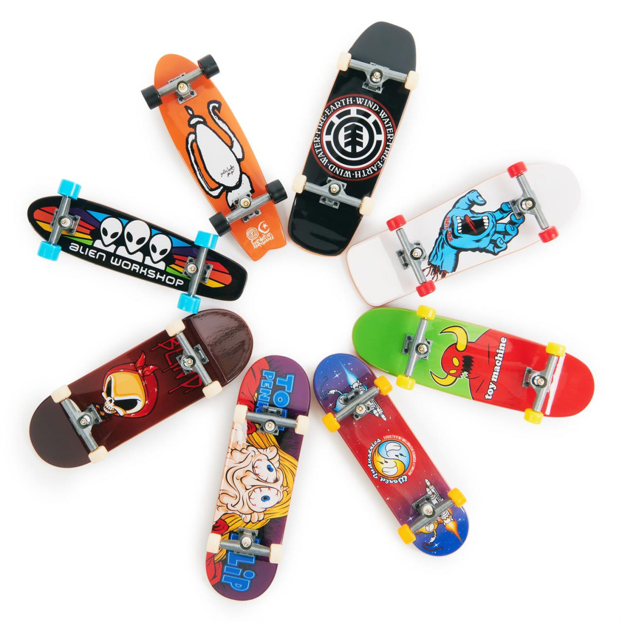 Tech Deck 25th Anniversary 8pk Fingerboards - MACkite