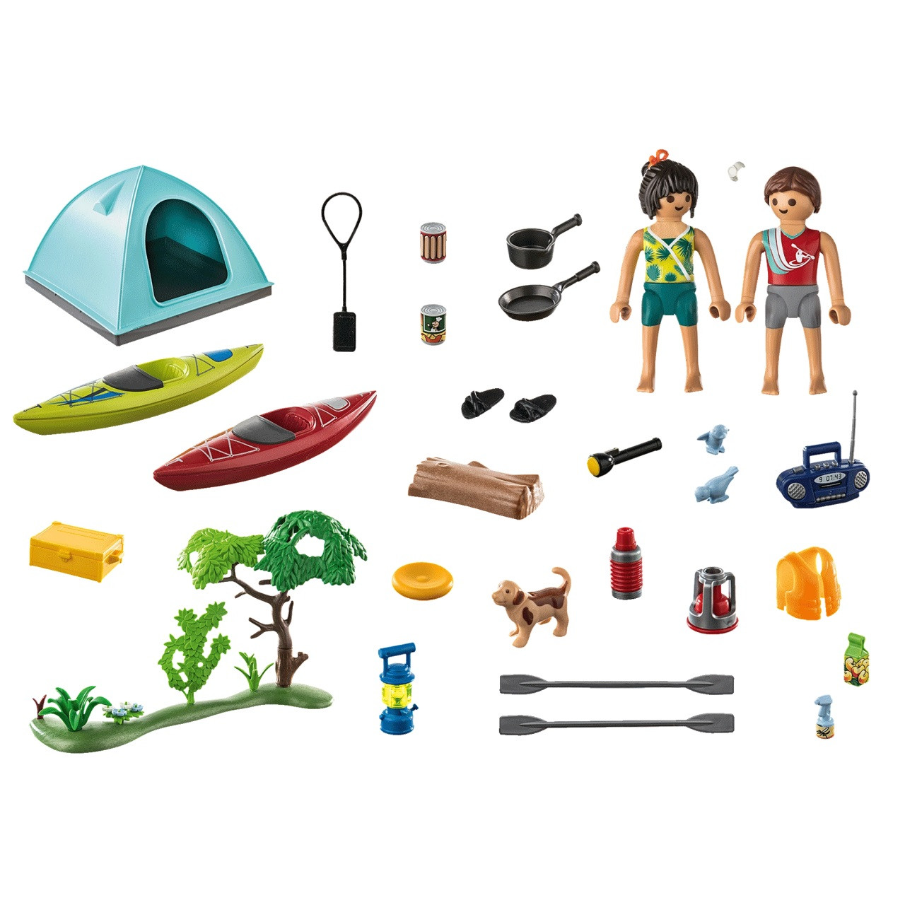 Family Fun - Camping with Kayaks - MACkite