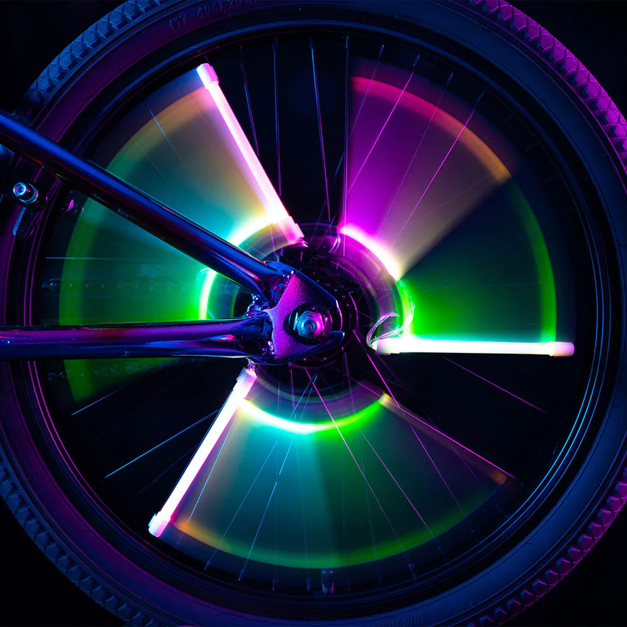 Rainbow Mtb Spokes 29er Rainbow Mtb Spoke Spin Brightz (Color-Morphing)