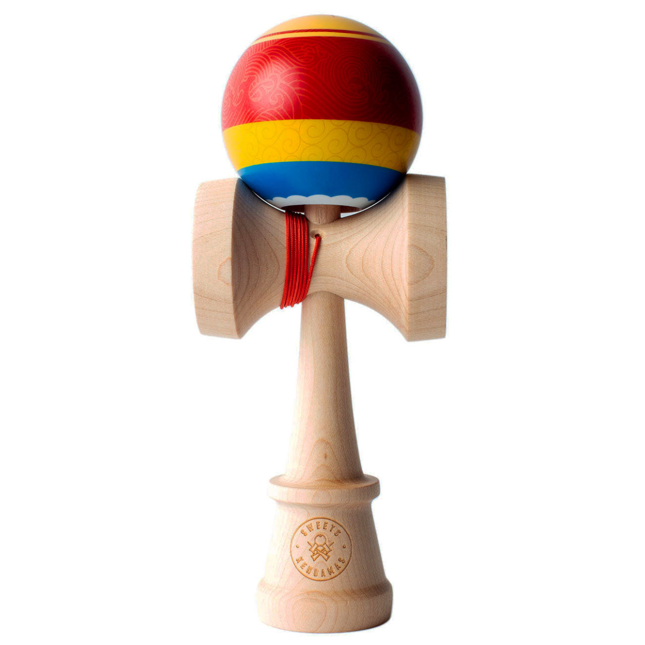 Sweets Lab Kendama - V37 - The Captain Sticky Clear - MACkite Sweets Lab Kendama - V37 - The Captain Sticky Clear - MACkite