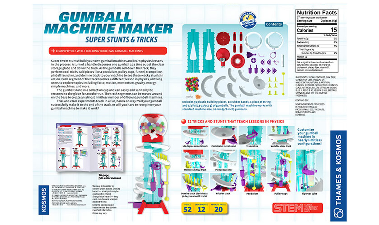 Gumball Machine Maker  DIY Physics & Engineering STEM Experiment