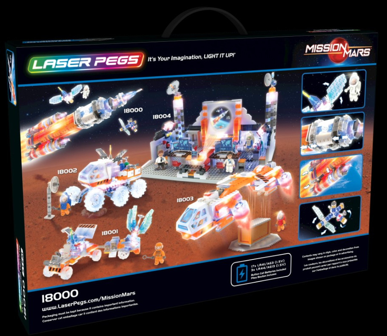 mission mars laser pegs