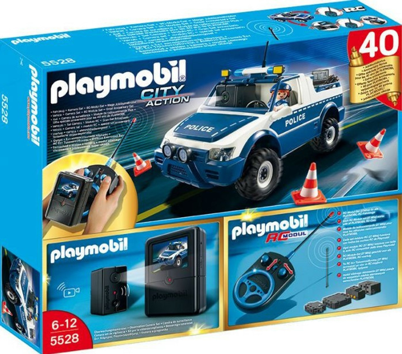 Playmobil City Action Police Van With Lights And Sound Building