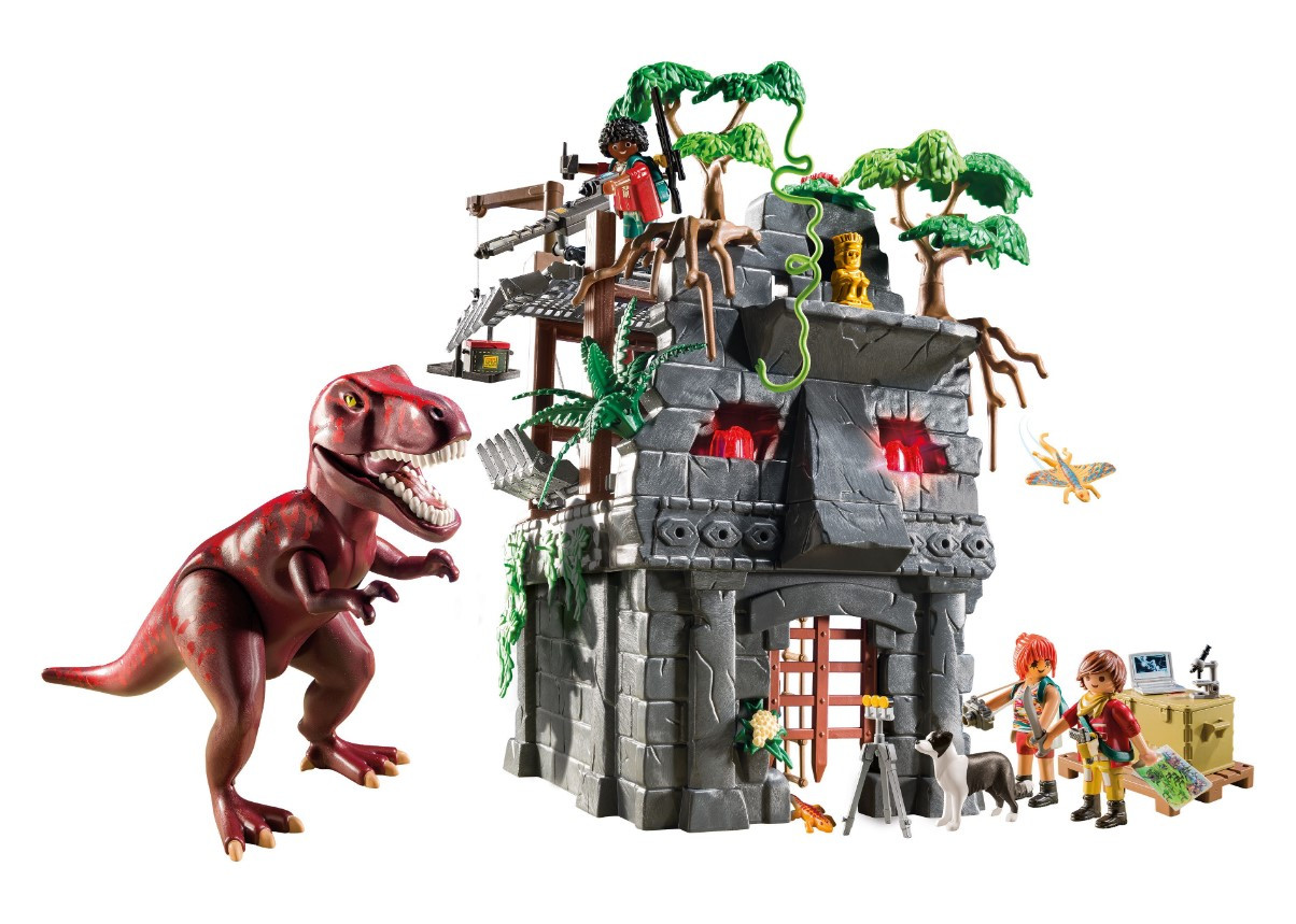Playmobil Hidden Temple w/ T-Rex MACkite