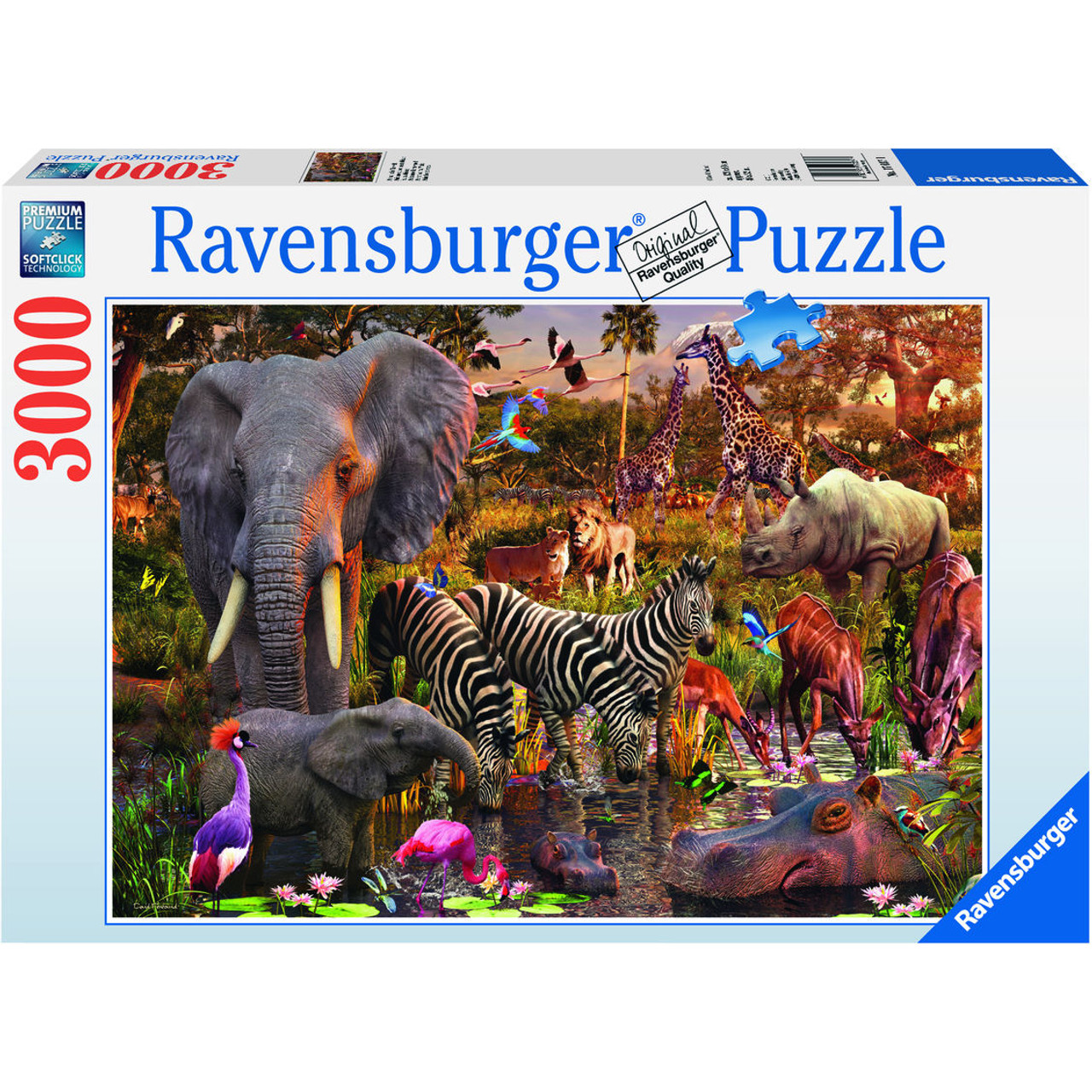 Puzzle Ravensburger The Animal Kingdom of 3000 Pieces 