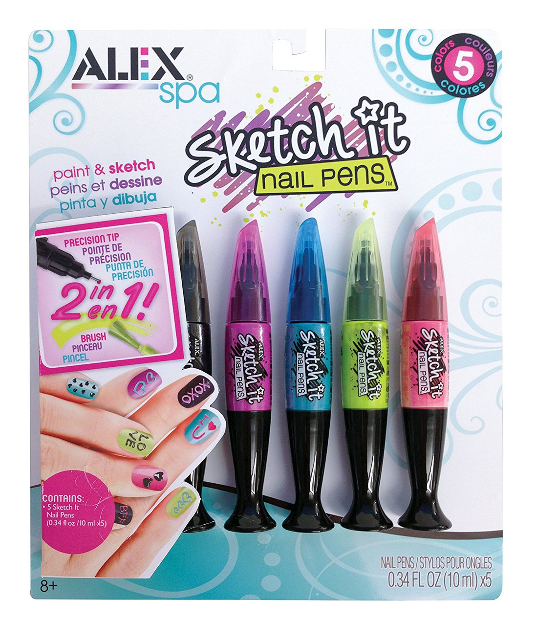 ALEX Spa Sketch and Sparkle Tattoo Pens - Imagine That Toys