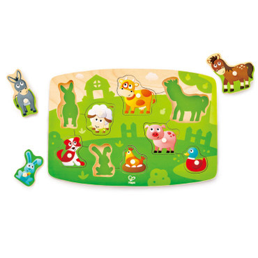 Farmyard Wooden Peg Puzzle
