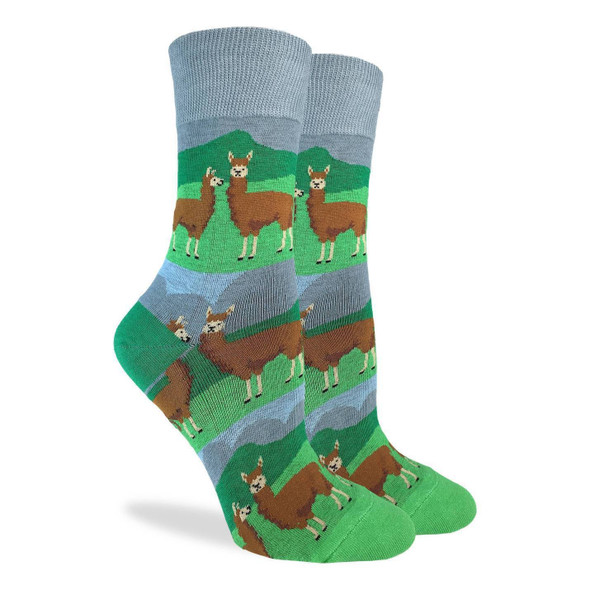 Prairie Llama Socks