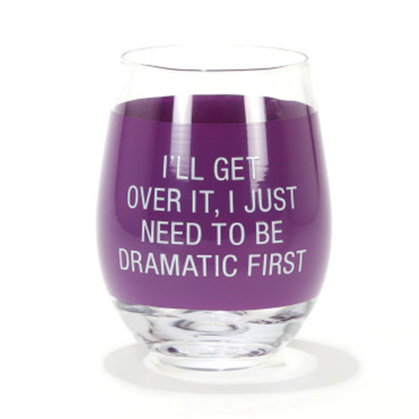 Stemless Wine Glass - Dramatic First